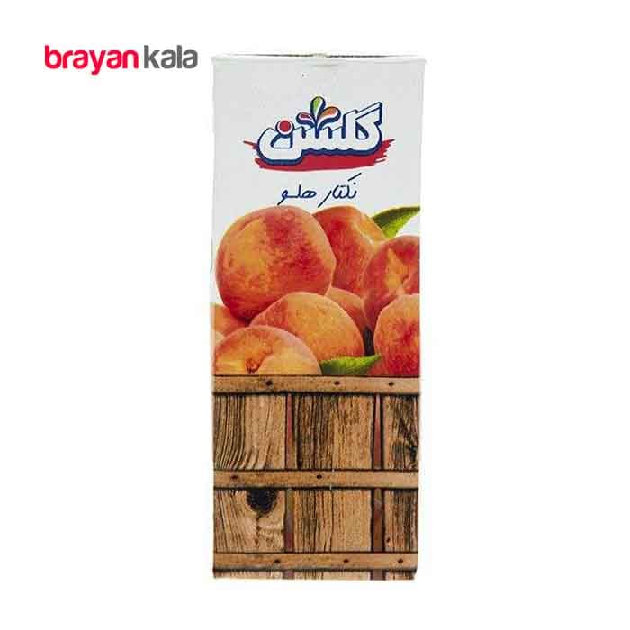 عکس اصلی نکتار هلو گلشن حجم 200 میلی لیتر